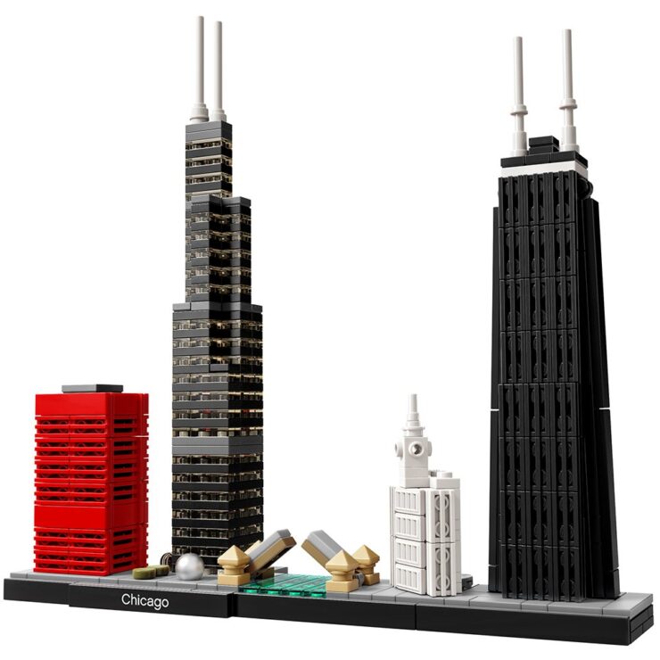 Lego set of buildings of Chicago