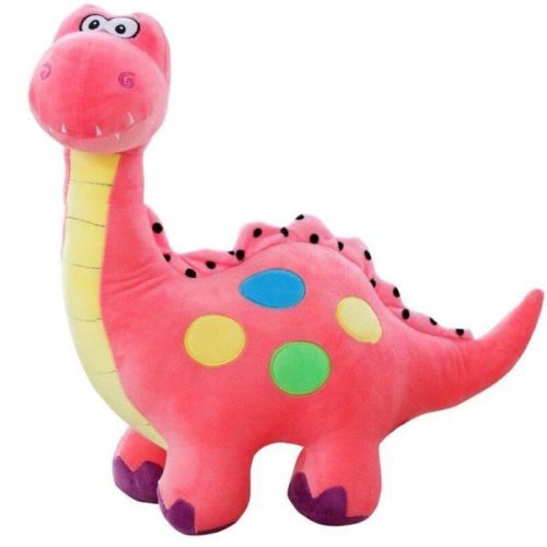 Pink Stuffed Dinosaur Plush Toy