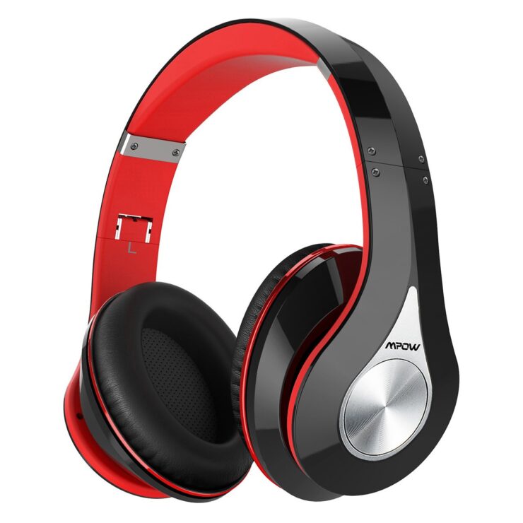 red and black headphones 