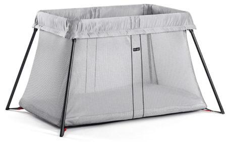 This is an image of BABYBJORN Travel Crib Light - Silver