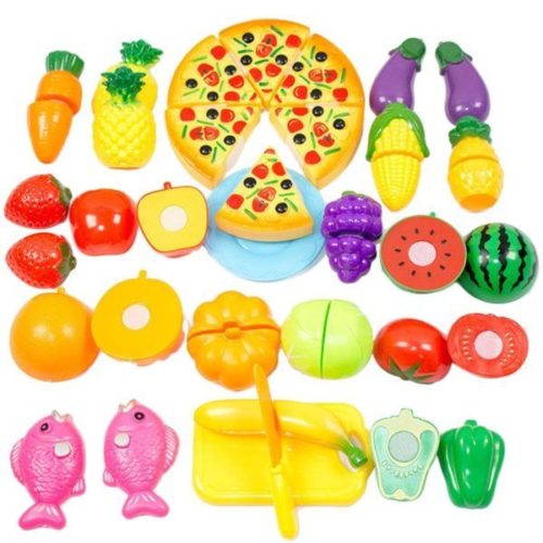 plastic Kitchen food set