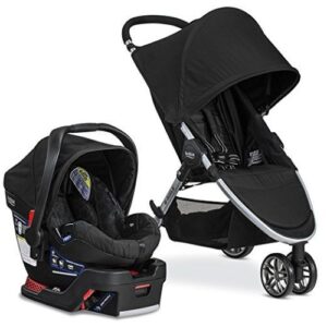 3 wheel travel system stroller 