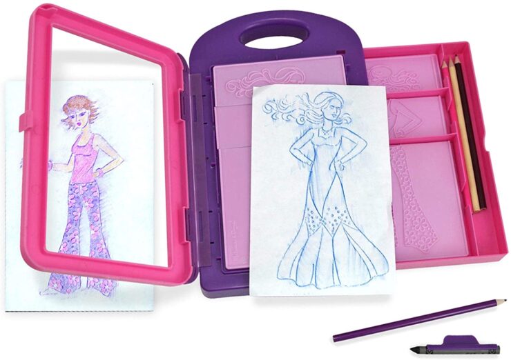 image of Mellissa and Doug Designer activity kit in pink and violet color