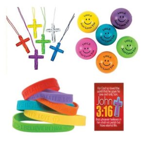 Piece Religious Christian Themed Party Favors Gift Bundle Set for Kids