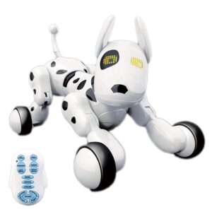 this is an image of a robot dalmatian 