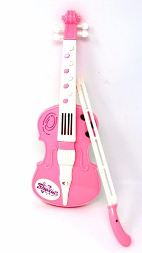 pink toy violin 