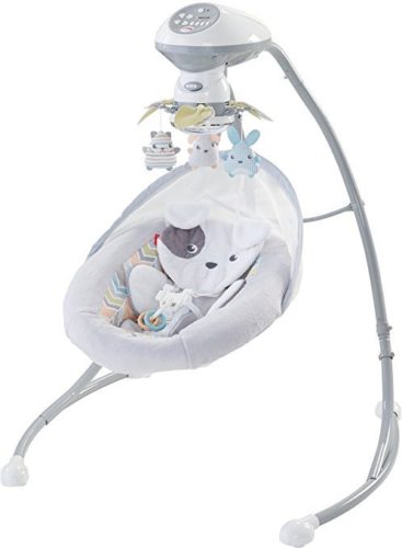Baby swing with mobile 