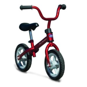 chico red balance bike 