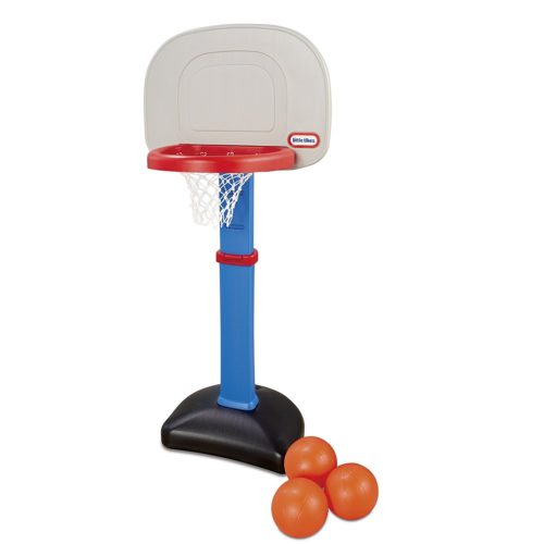 This is an image of a basketball hoop for kids. 