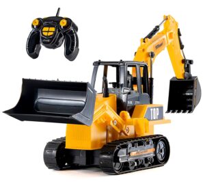 this is an image of a 8 Channel Full Functional RC Excavator toy