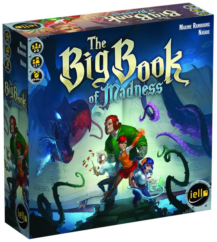 image of The Big Book of Madness with cartooned design on front.