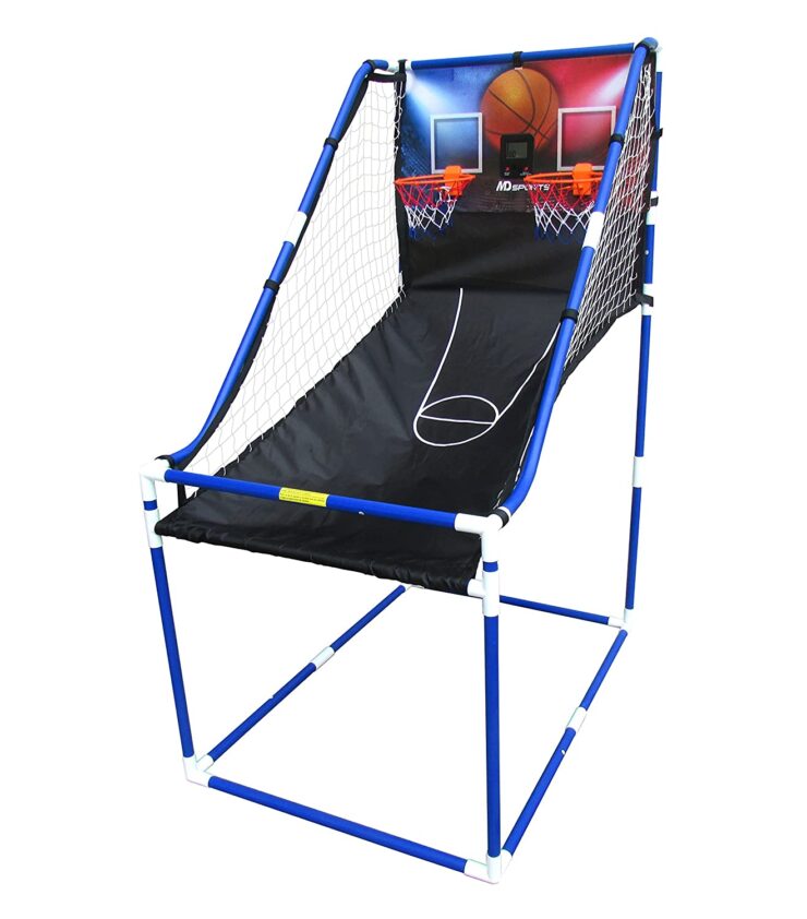 Image of a portable Basketball hoop for boys