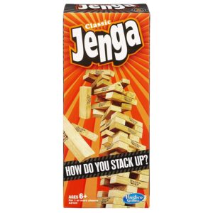 This is an image of a Jenga game box