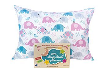 elephant toddler pillow case