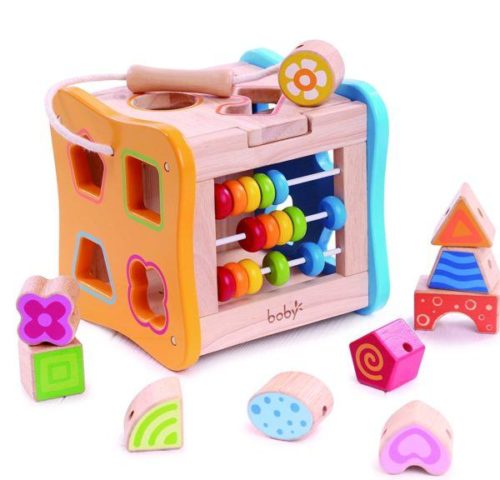 wooden shape sorter toy