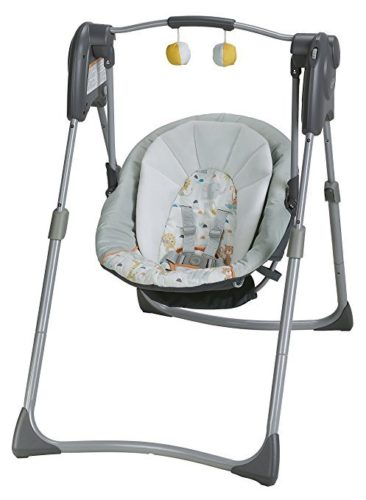 space-saving baby rocker