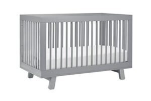 gray baby crib