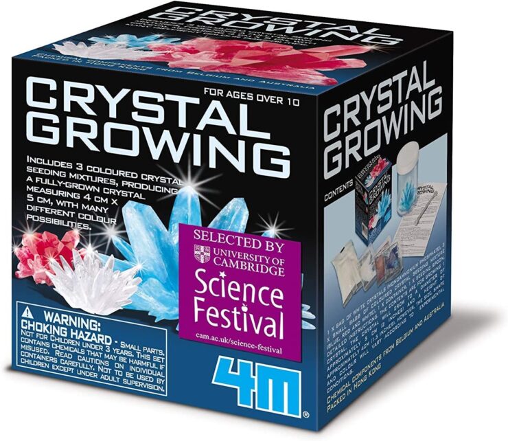 image of Crystal Glowing science experiment set in a box