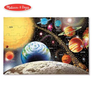 This is an image of a Solar System Puzzle Mat