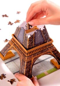 eiffel tower 3d puzzle assembly