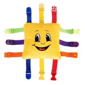 BUCKLE TOY with smiling face