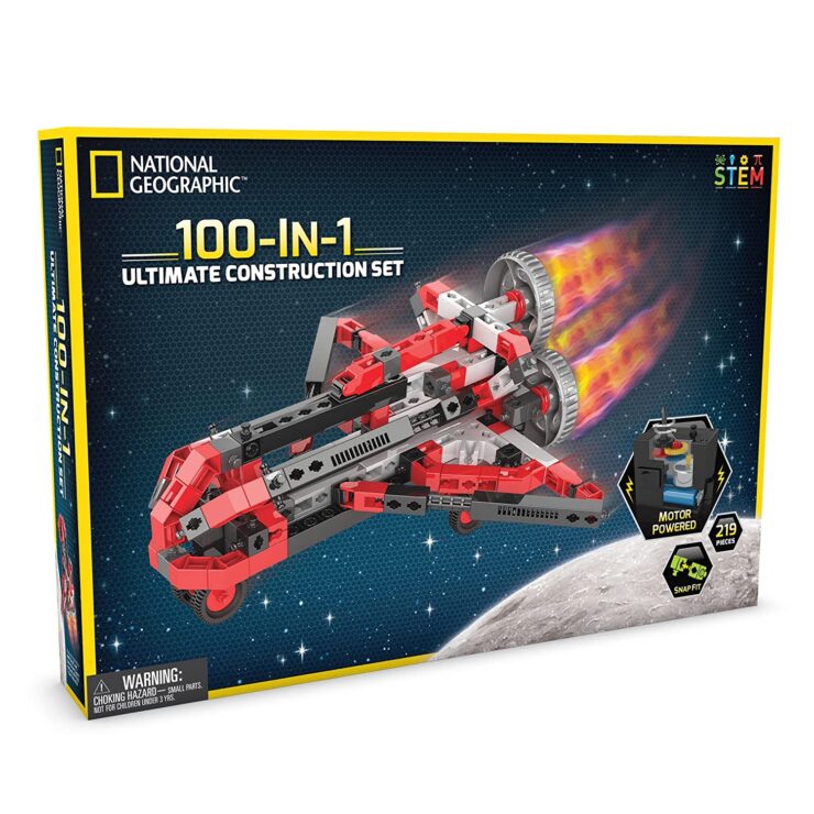 image of 100-in-1 National Geographic construction set for boys