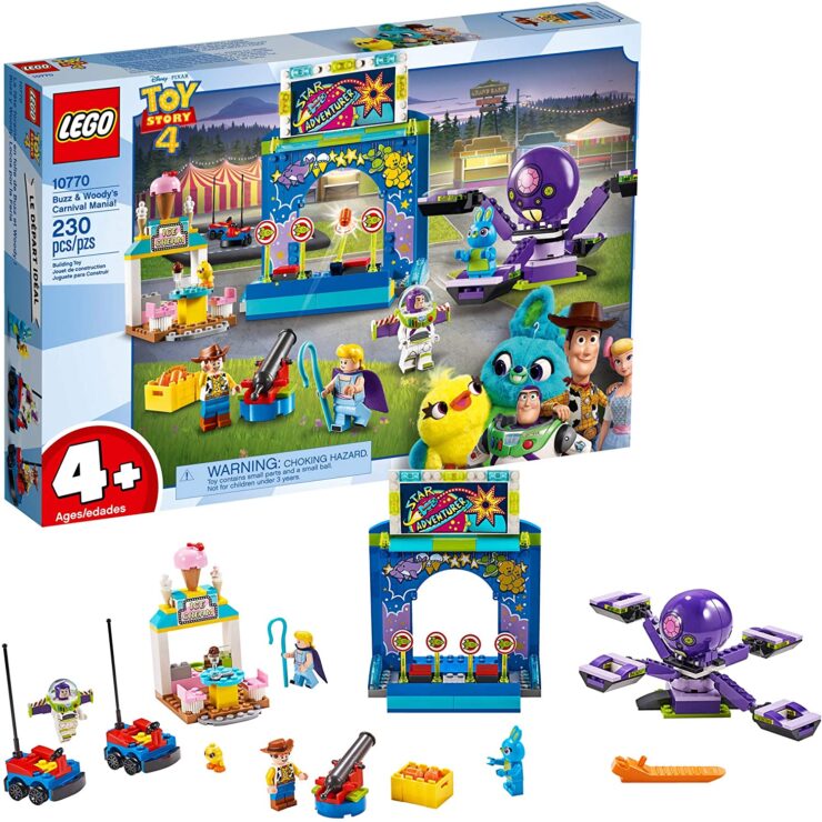an image of a Lego set featuring the Toy Story 4, for girls 4+ years old.