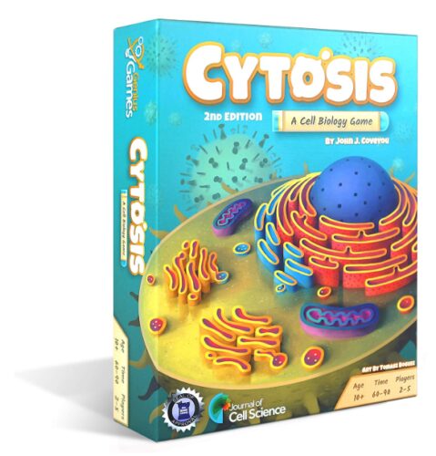 this is an image of a cell biology board game for kids. 