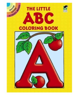 This is an image of a ABC kid's activity book. 