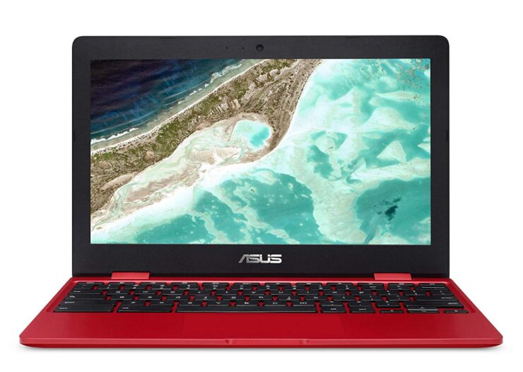 this is an image of the ASUS C223NA-DH02-RD Chromebook