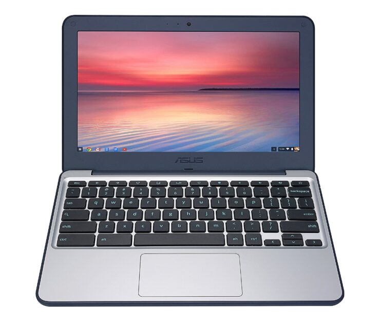 this is an image of the ASUS Chromebook Ruggedized and Water Resistant
