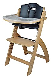 Abiie Beyond Wooden High Chair with Tray