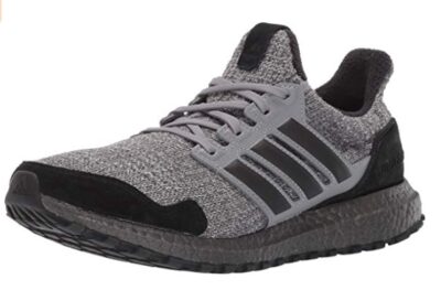 This is an image of a Game of Thrones house stark running shoes by Adidas. 