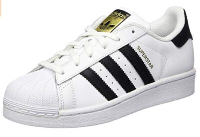 this is an image of an Adidas sneakers for kids and teens. 