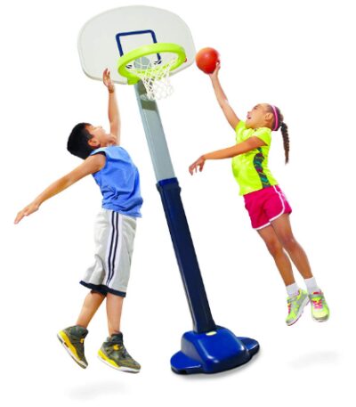 This is an image of basketball set for kids