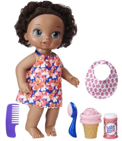 This is an image of baby black doll for kids ages 3 and up 
