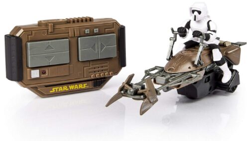 This is an image of Air Hogs Star Wars Remote Control Speeder Bike