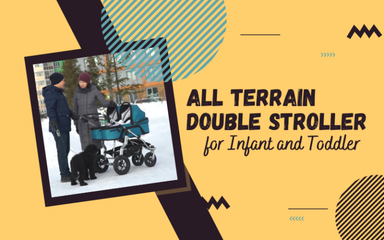 All Terrain Double Stroller for Infant and Toddler