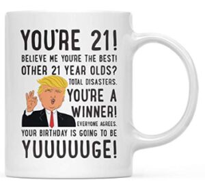 this is an image of a President Donald Trump 11 ounce coffee mug. 