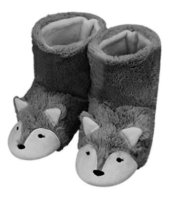 this is an image of an animal indoor warm fleece for teen girls. 