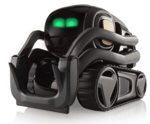 this is an image of a black vector robot. 