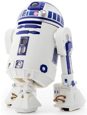 This is an image of kid's app enabled droid in white and blue colors