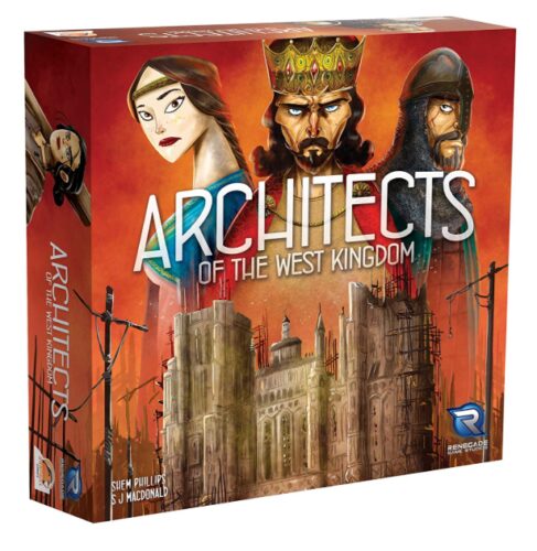 this is an image of a Architects of the West Kingdom board game for kids age 12 and up.. 