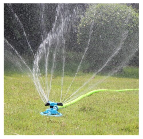 this is an image of an automatic lawn sprinkler for kids.