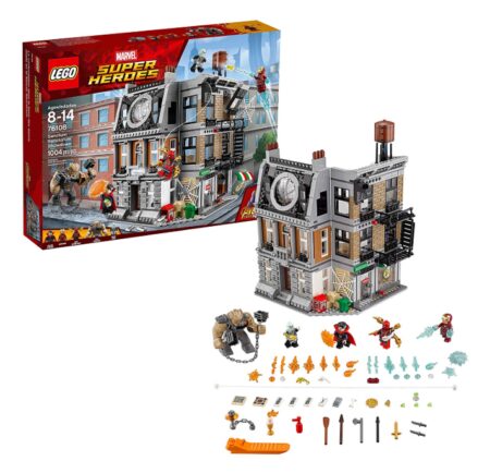 This is an image of an Avengers Infinity War Sanctum Sanctorum Showdown building toy for 8 to 14 year old kids. 