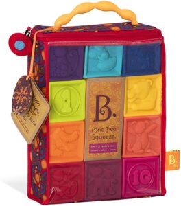 B. Toys B. One Two Squeeze Blocks