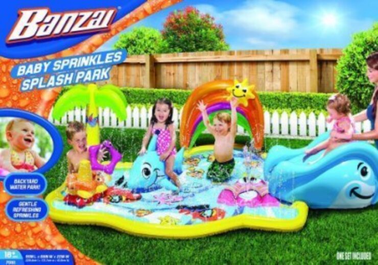 this is an image of the BANZAI Splish Splash Water Park
