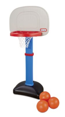 this is an image of a basketball set for kids. 