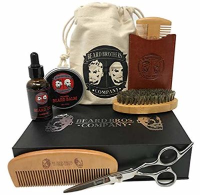 This is an image of a men's grooming and trimming set.