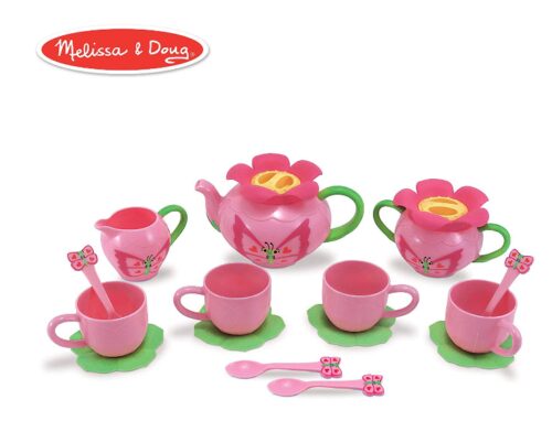 this is an image of a Bella butterfly tea playset for kids. 